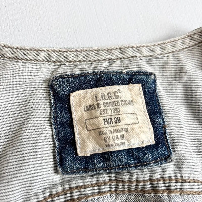 H&M Blue Denim Vest Waistcoat Top