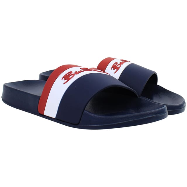 Ben Sherman Ben Sherman Men's Fistral Navy Sliders - 2