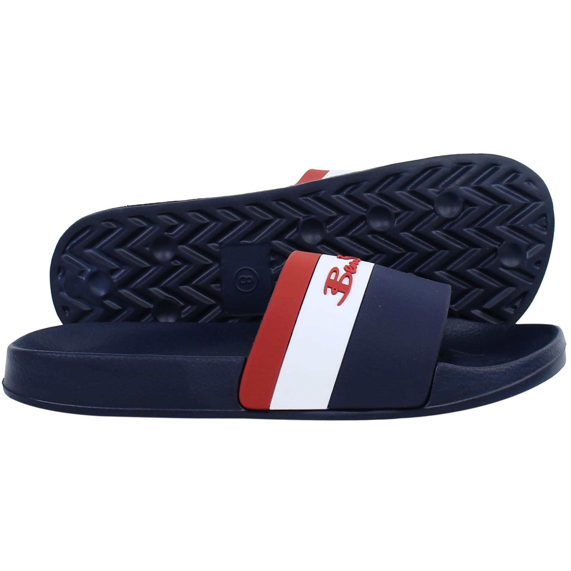 Ben Sherman Ben Sherman Men's Fistral Navy Sliders - 4