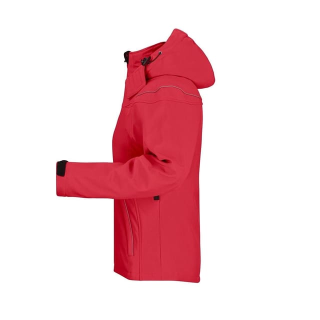 James and Nicholson James and Nicholson Women's Soft Shell Jacket in Red - 3