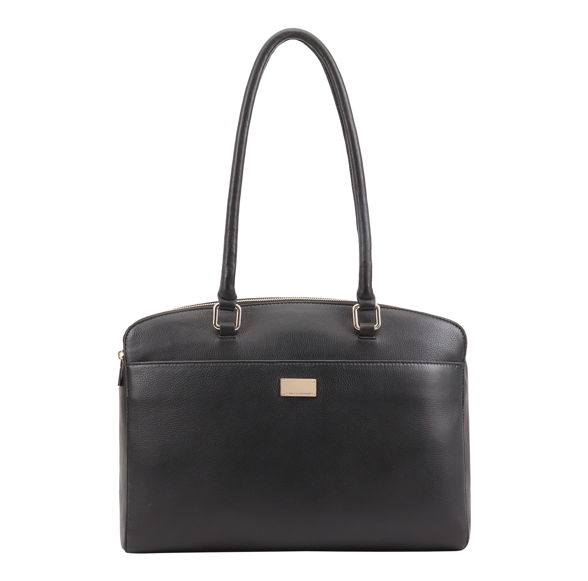 Paul Costelloe Paul Costelloe Women's Marina Leather Shoulder Bag in Black