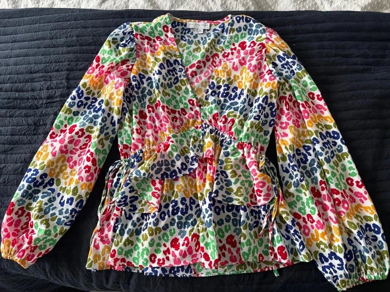 Never Fully Dressed Women’s rainbow leopard print top