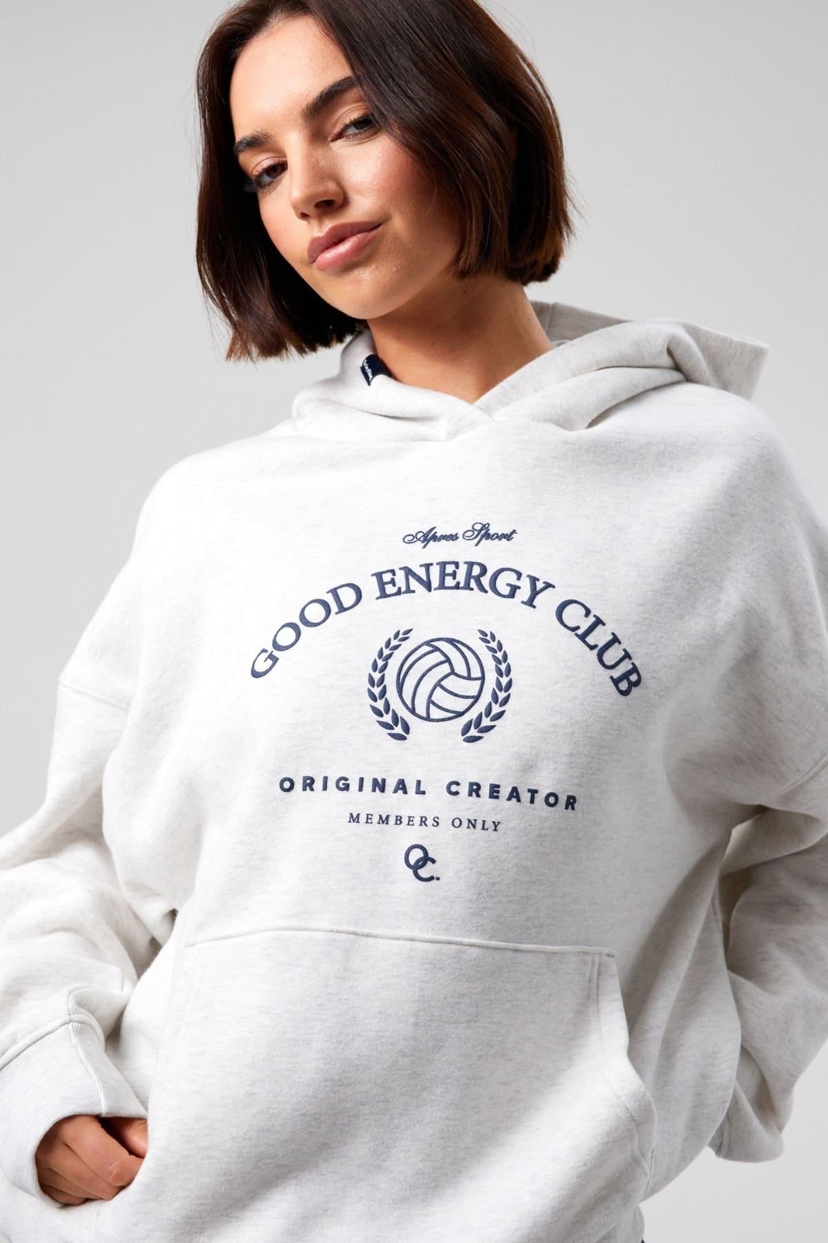 Original Creator Original Creator Women's Good Energy Hoodie in White