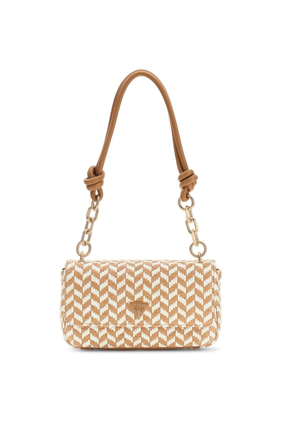 Guess Guess Brown Tessi Flap Shoulder Bag