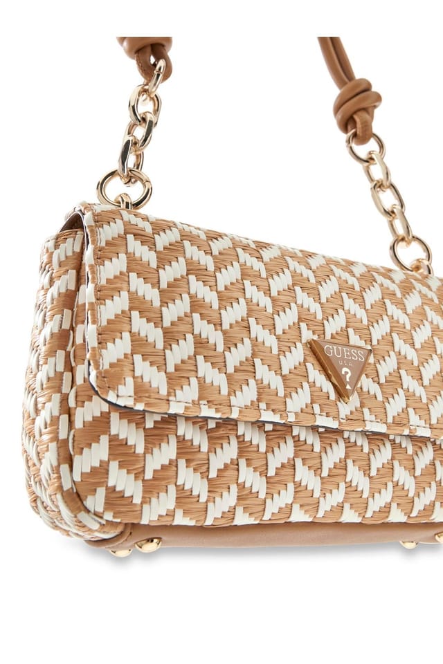 Guess Guess Women's Tessi Flap Shoulder Bag Brown - 3