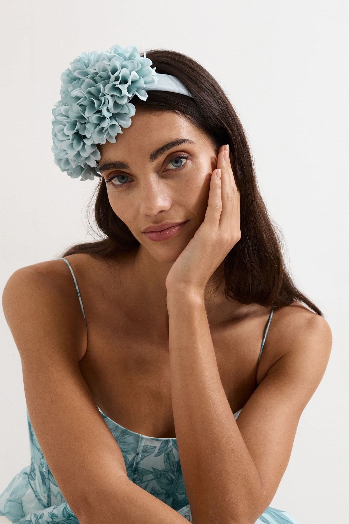 Phase Eight Phase Eight Women's Flower Headband in Mint