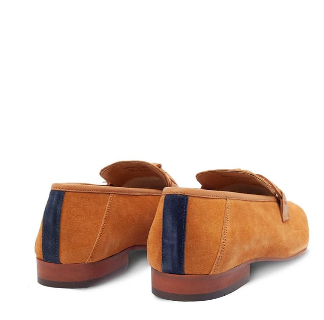 Paul Costelloe Paul Costelloe Men's Daniel Leather Shoes in Amber - 2