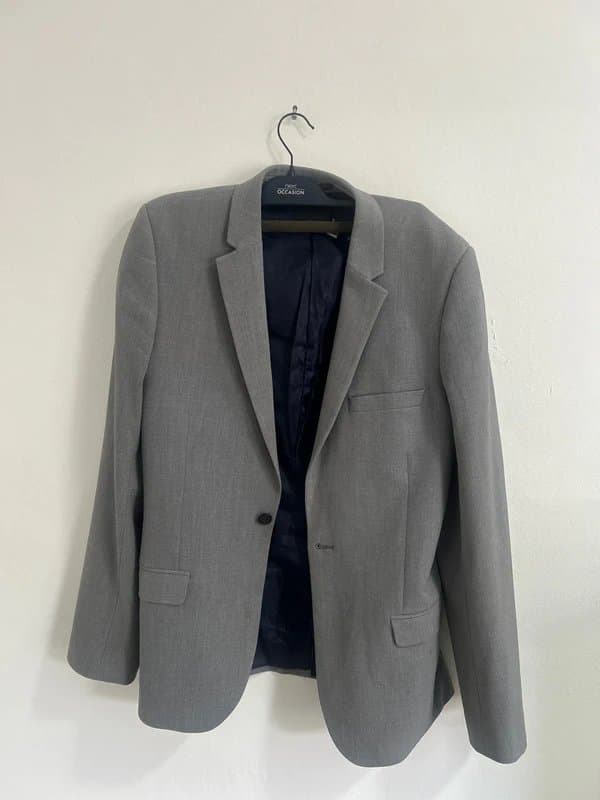 ASOS ASOS grey suit jacket blazer 40R