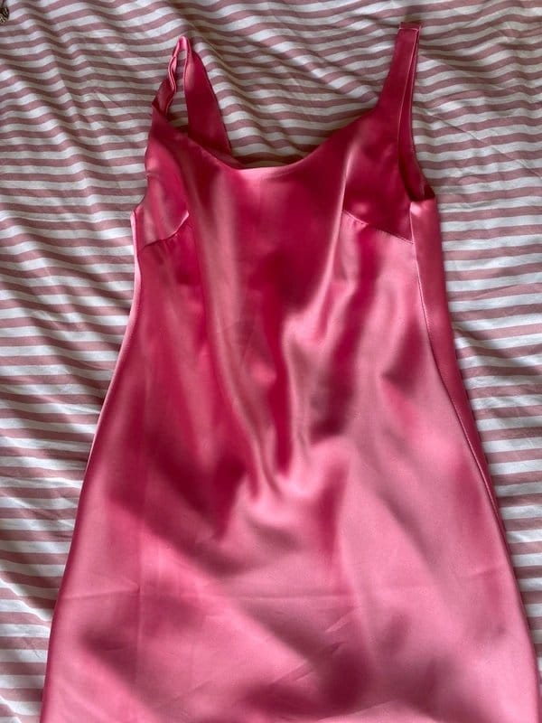 ASOS Pink Silk Mini Dress