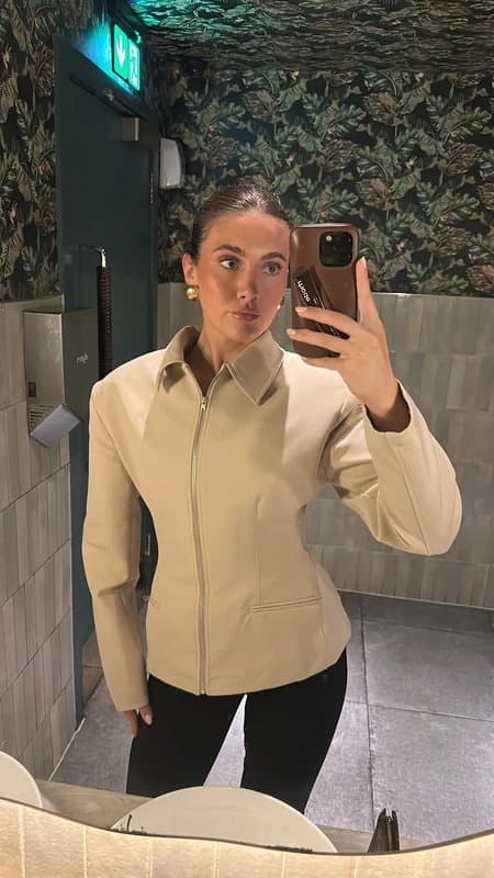 ASOS asos cinched waist blazer