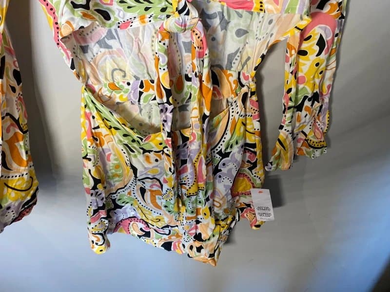 Never Fully Dressed Never fully dressed paisley belle playsuit tie front hot pants holiday ibiza size 8 BNWT