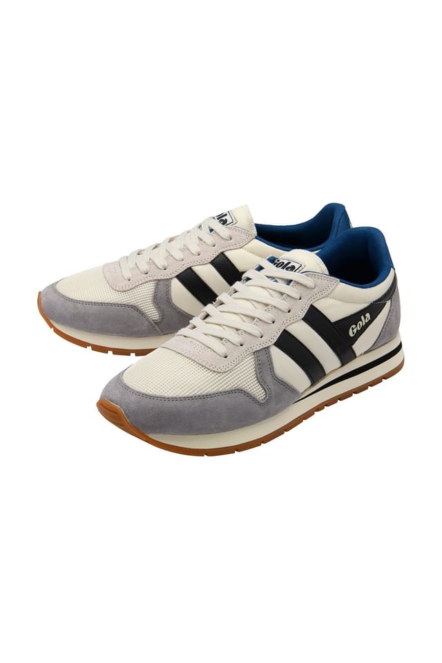 Gola Classics Gola Classics Men's 'Daytona ' Nylon Lace-Up Trainers in Off-White - 3