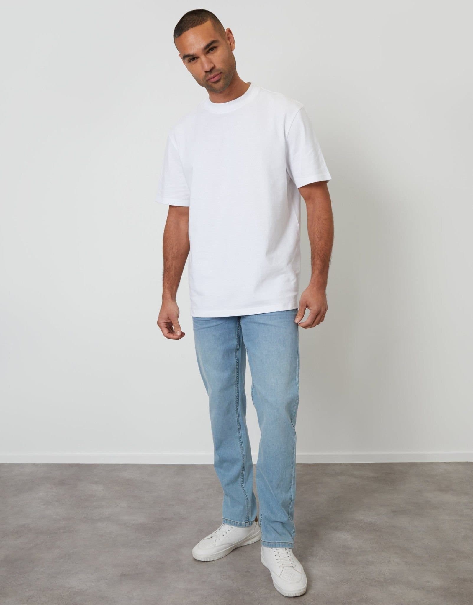 Threadbare Threadbare Men's Blue Straight Leg Jeans