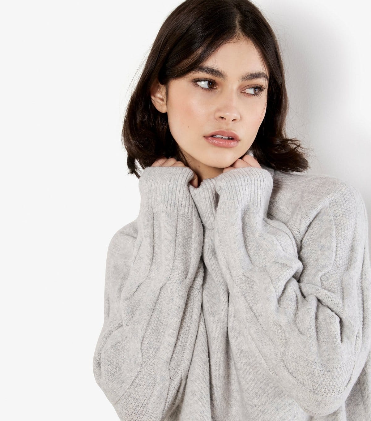 Apricot Women's Grey Roll Neck Jumper Apricot New Look - 4