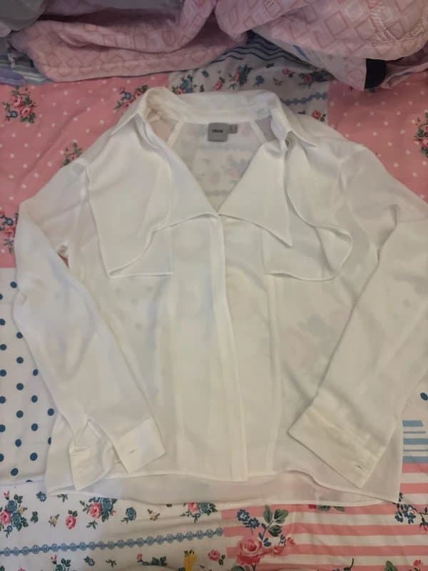 ASOS Chiffon white shirt