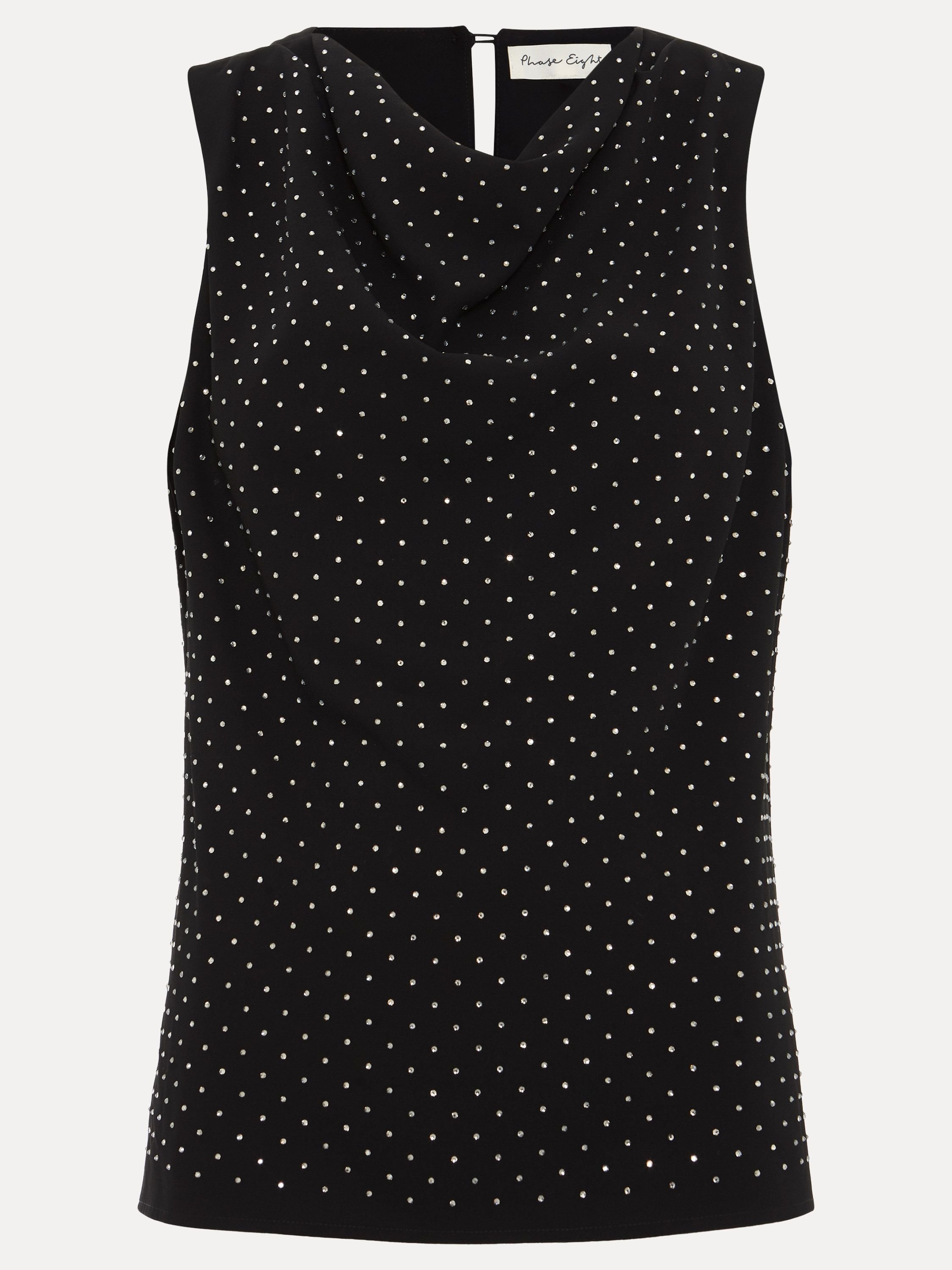 Phase Eight Phase Eight Women's Ottie Black Cowl Neck Top - 2