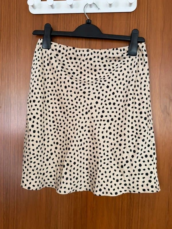 ASOS Design ASOS Design silk mini skirt with polka dots