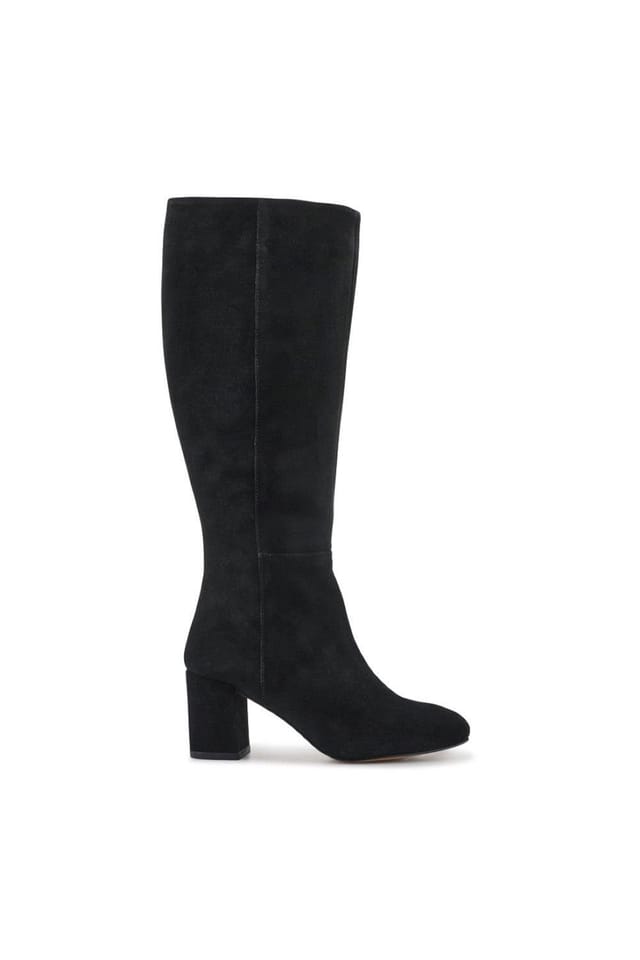 Jones Bootmaker Jones Bootmaker Women's Neptune Extra-Small Calf Fit Long Leather Boots in Black - 2