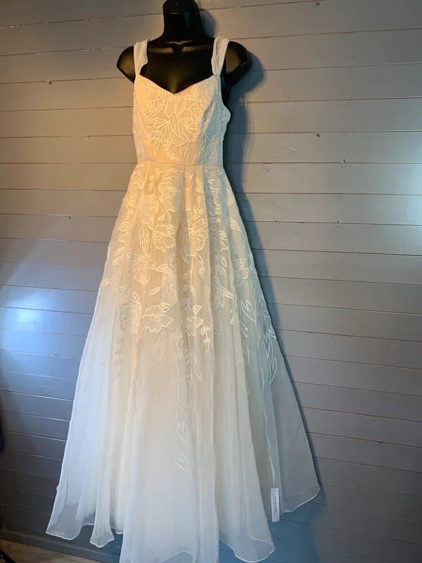Monsoon Monsoon Rose Organza Wedding Dress RRP £750 UK 8 Bridal Gown BNWT
