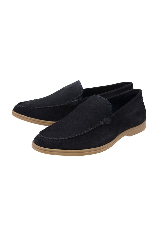 Lotus Lotus Men's 'Drakon' Suede Loafers in Navy - 2
