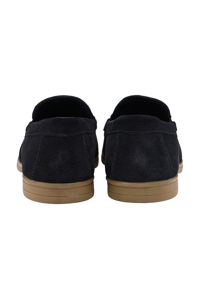 Lotus Lotus Men's 'Drakon' Suede Loafers in Navy - 3