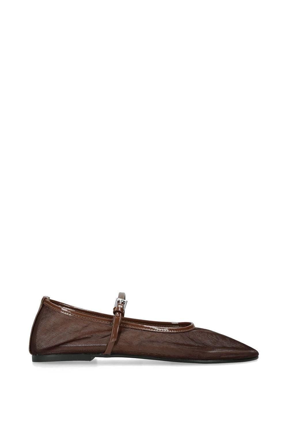 Steve Madden STEVE MADDEN Women's 'Mash Dark Brown' Fabric Flats in Dark Brown
