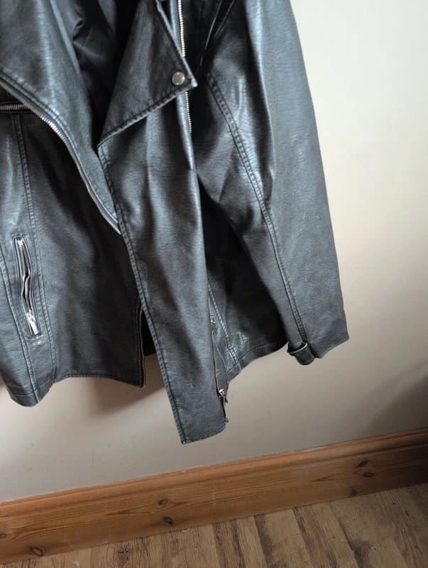 Luxe To Kill Luxe to Kill VERY oversized leather biker jacket