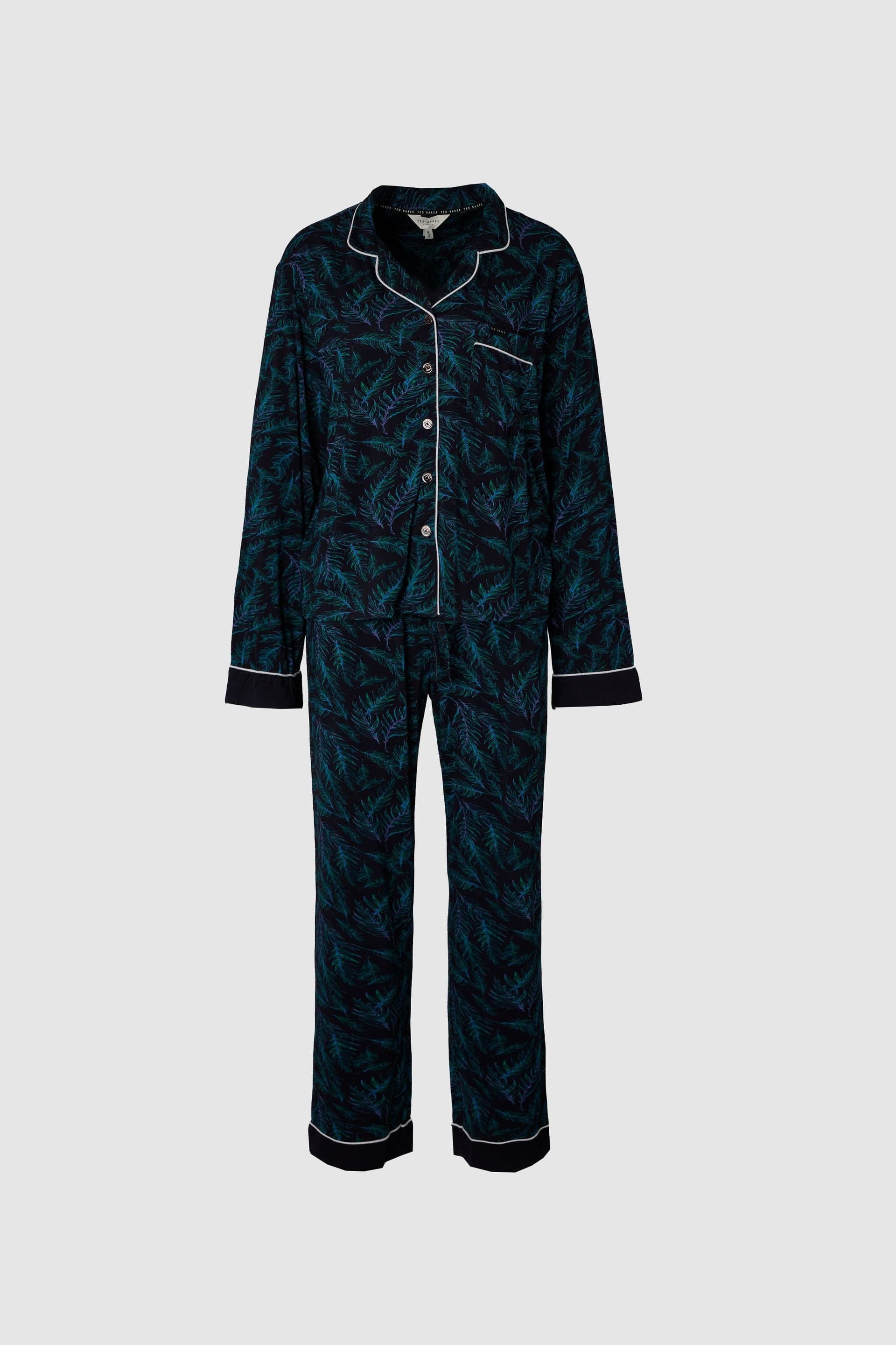 Ted Baker Ted Baker Women's Traditional Jersey Pj Set After Midnight in Black