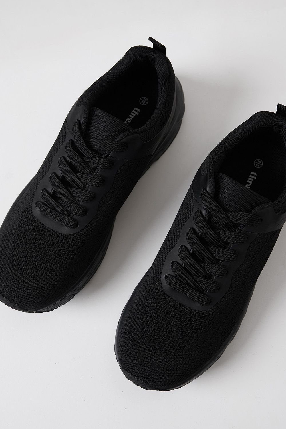 Threadbare Threadbare Men's Textured Slip On Trainers in Black - 2