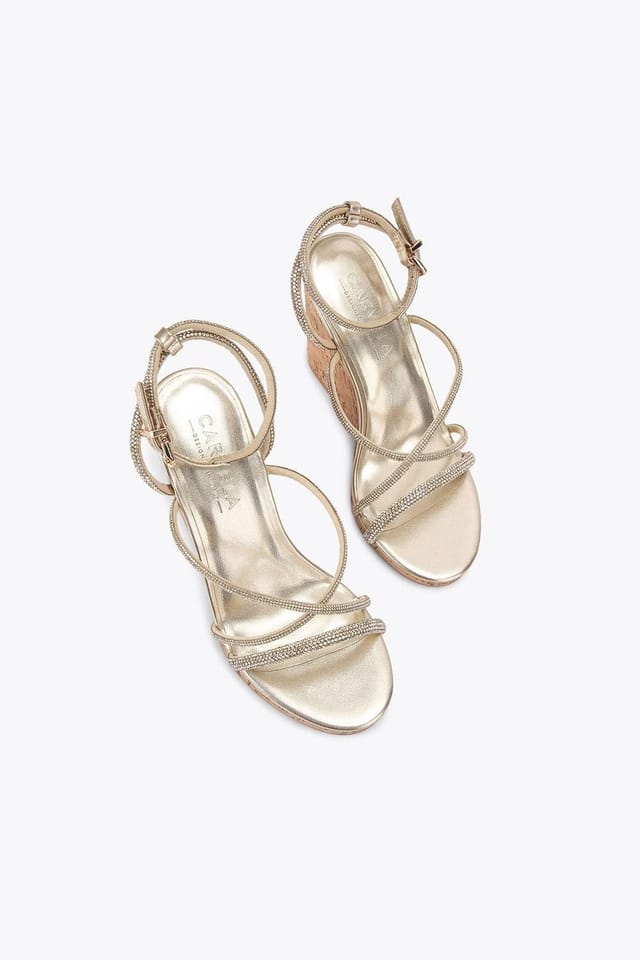 Carvela Carvela Women's 'Ravello Wedge' Sandals in Gold - 2