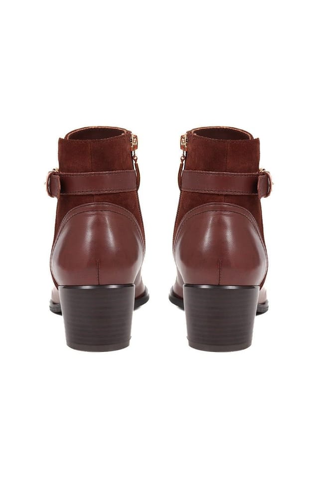 Jones Bootmaker Jones Bootmaker Women's Sarina Heeled Ankle Boots in Brown - 3