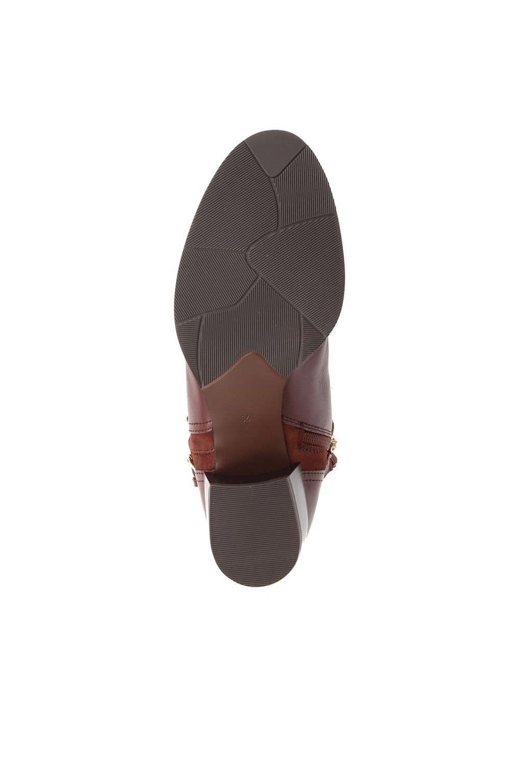 Jones Bootmaker Jones Bootmaker Women's Sarina Heeled Ankle Boots in Brown - 4