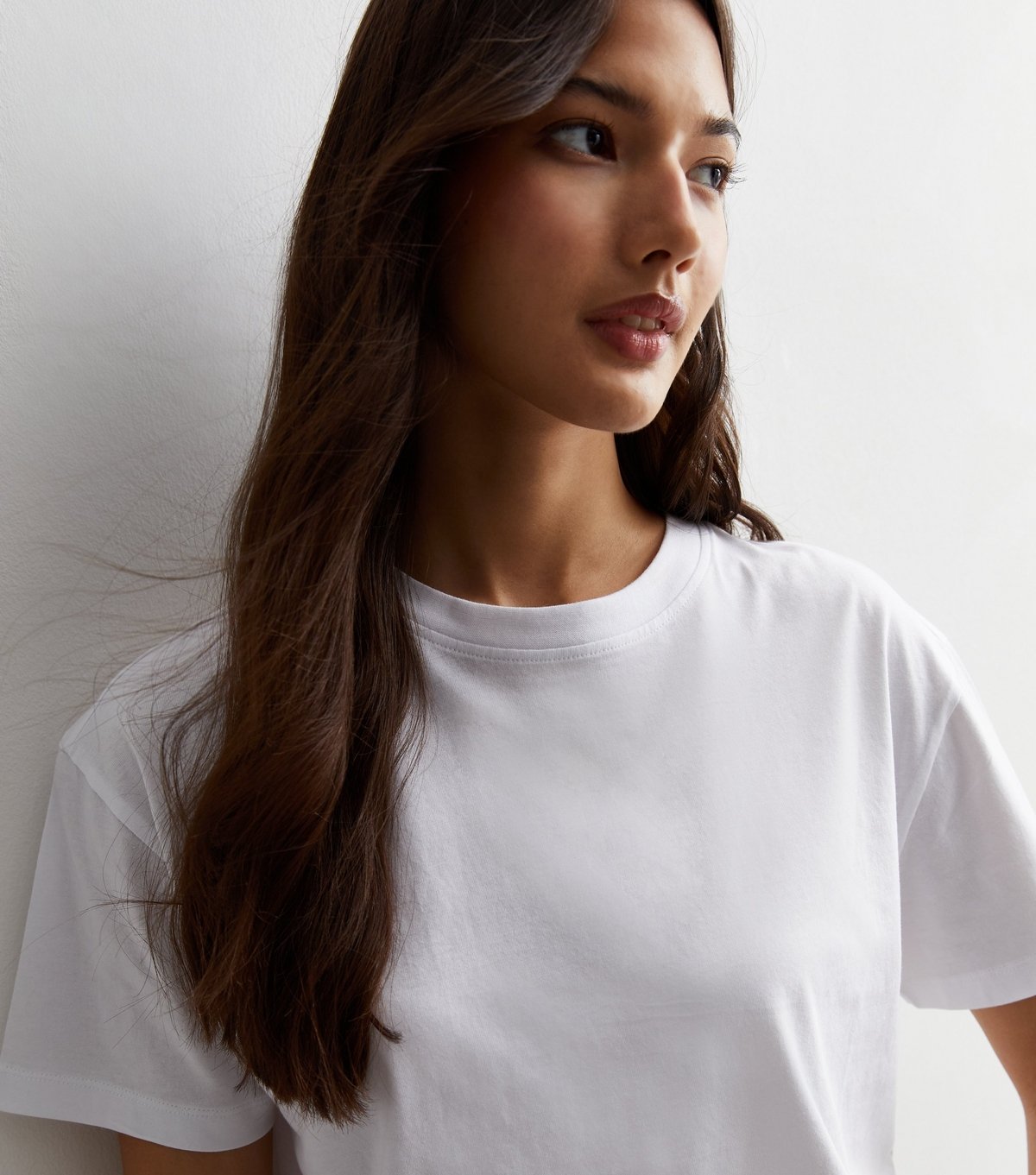 New Look Women's White Boxy Cotton T-Shirt New Look - 1