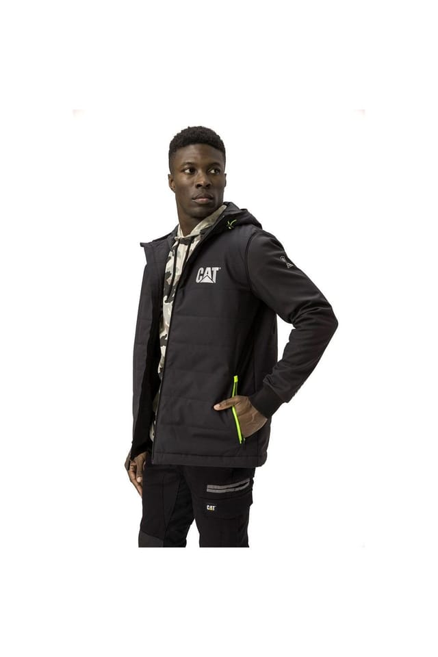 Caterpillar Caterpillar Men's Tech Hybrid Jacket in Black - 3
