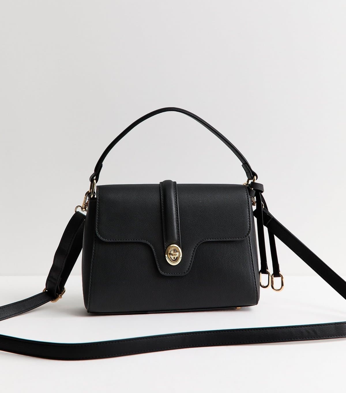 New Look New Look Black Vegan Top Handle Crossbody Bag