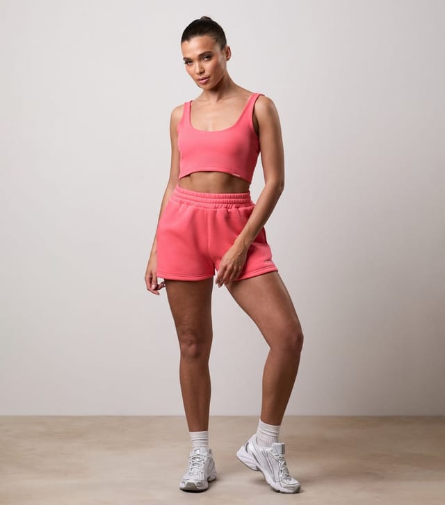 Gym King Women's Coral 365 Ribbed Scoop Neck Sports Bra Gym King New Look - 2