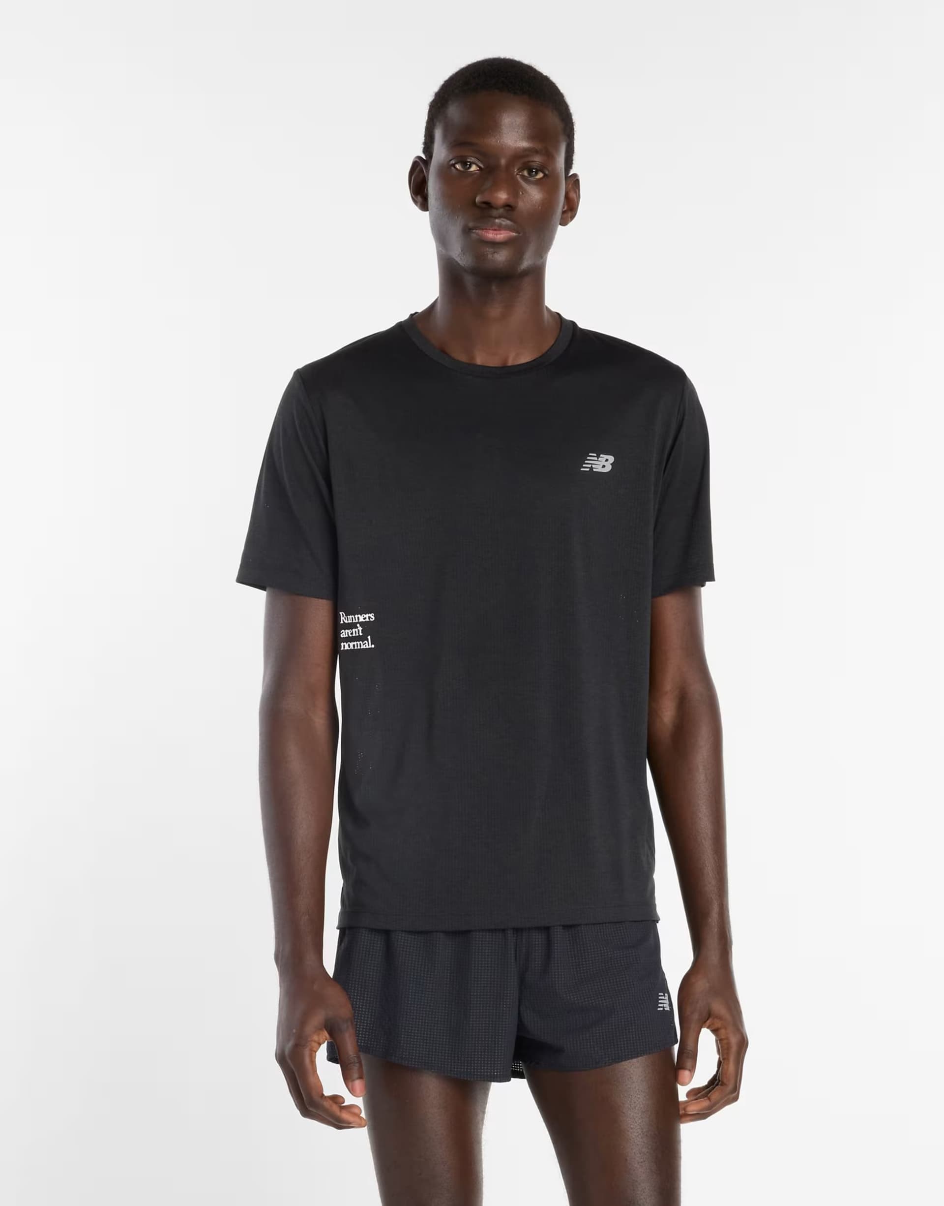 ASOS New Balance Athletics graphic t-shirt in black