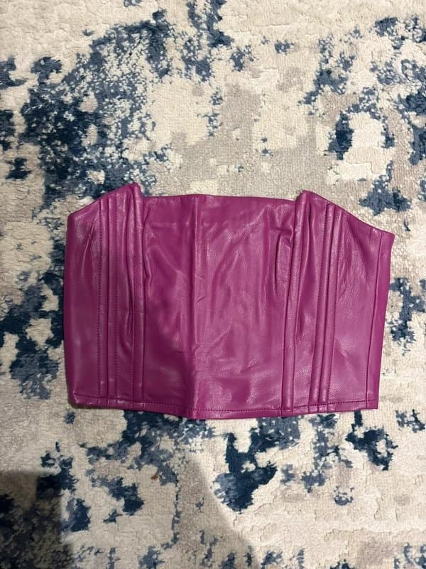 ASOS Design Faux Leather Corset
