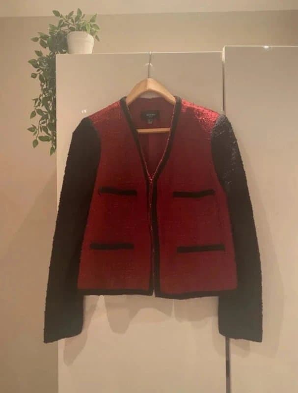Mango Mango Suit Textured Jacket UK 14