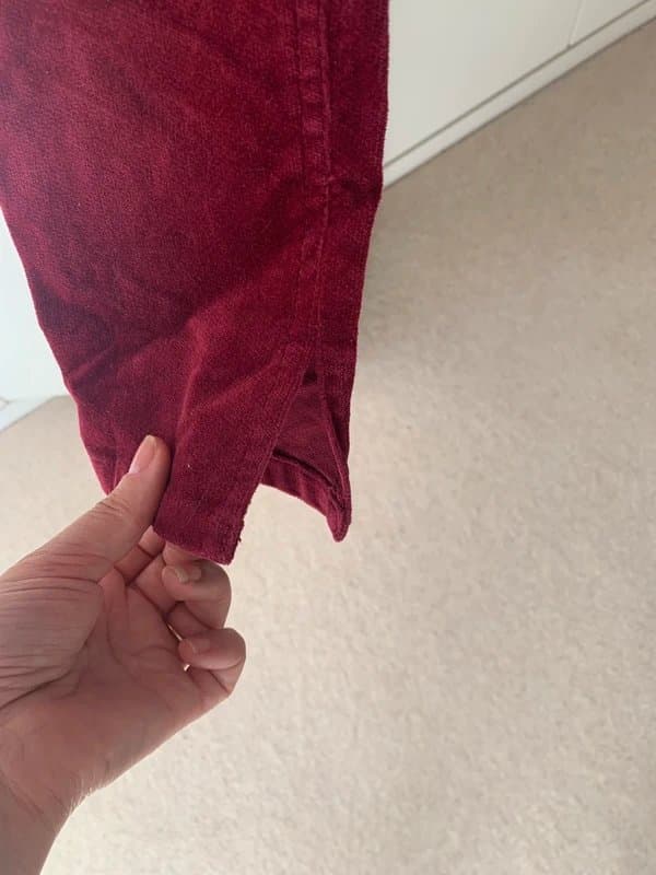 ASOS Velvet style denim trousers