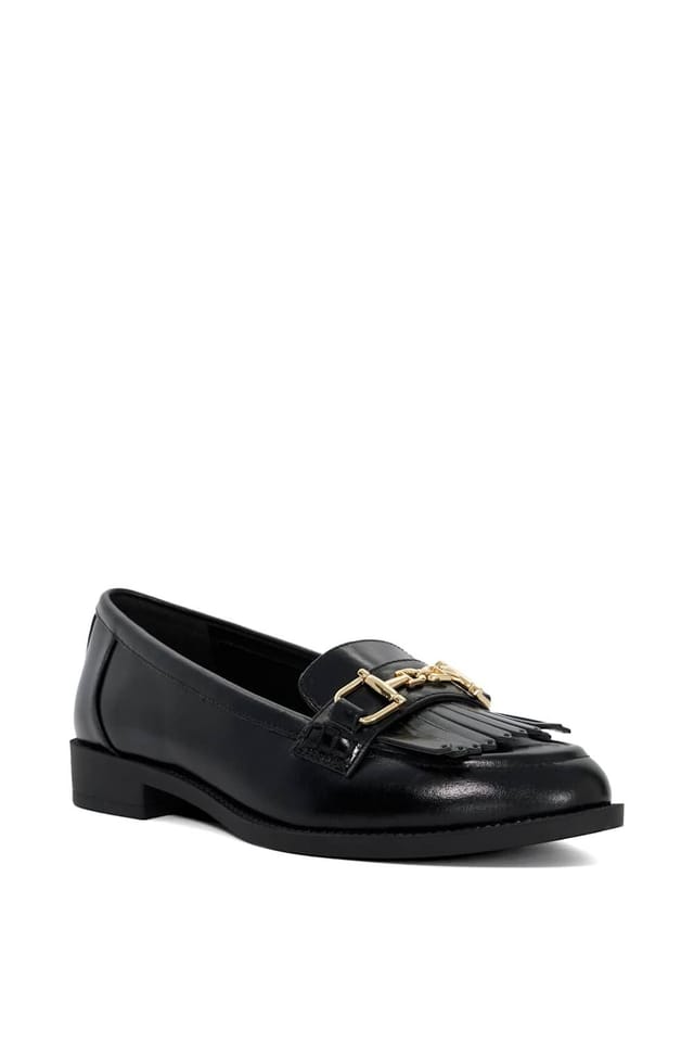 Dune London Dune London Women's 'Galaktik' Leather Loafers in Black - 2