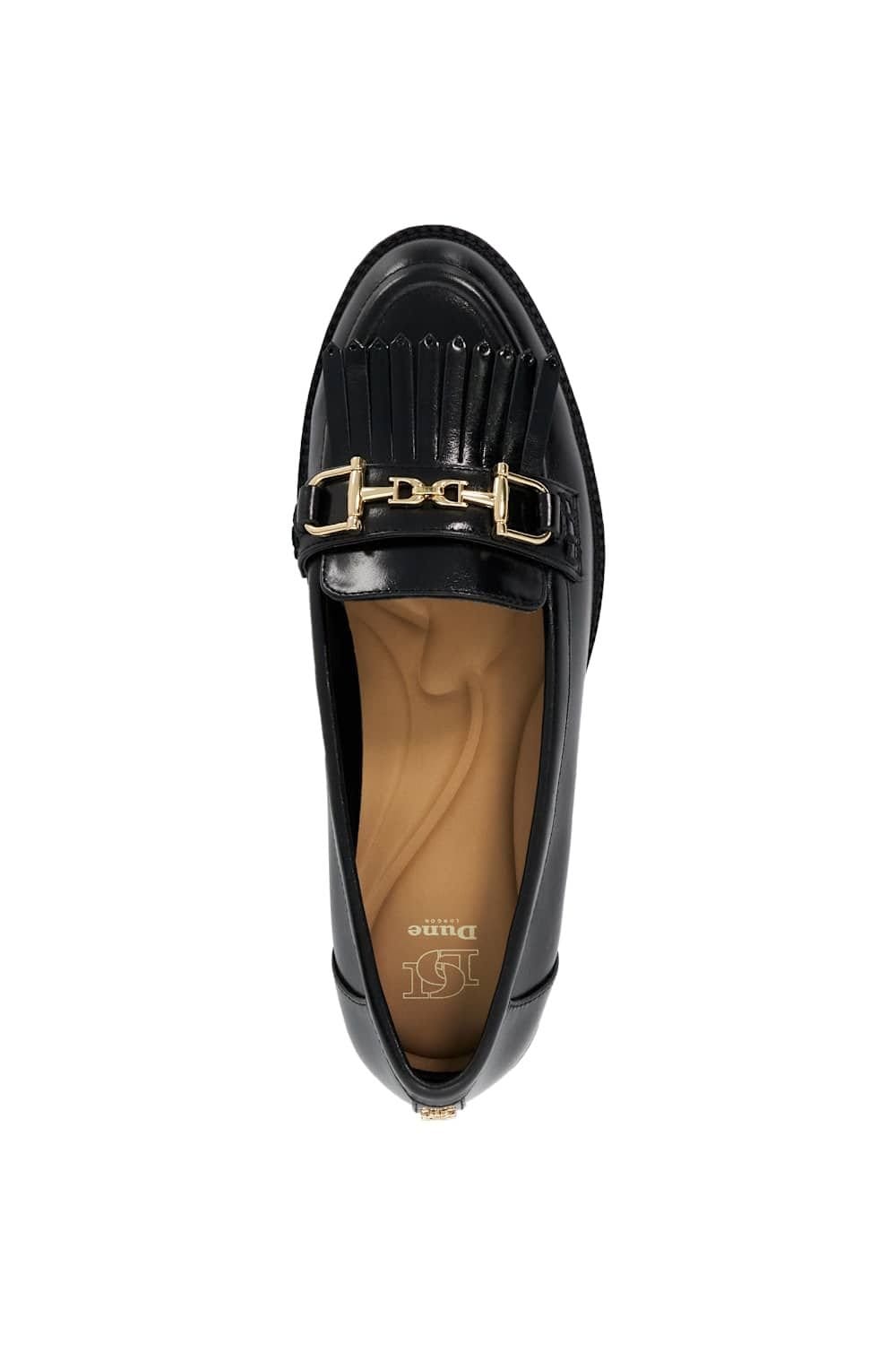 Dune London Dune London Women's 'Galaktik' Leather Loafers in Black - 4