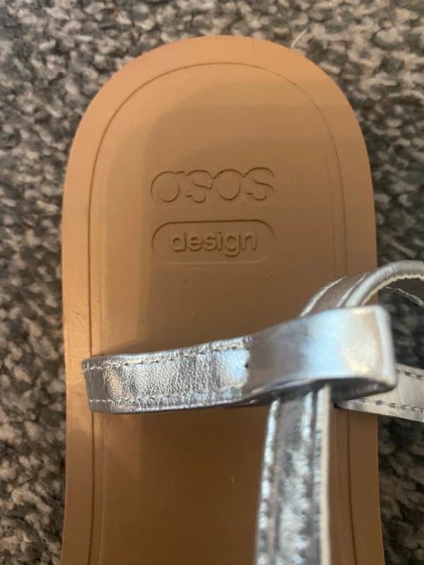 ASOS ASOS silver embellished sandals