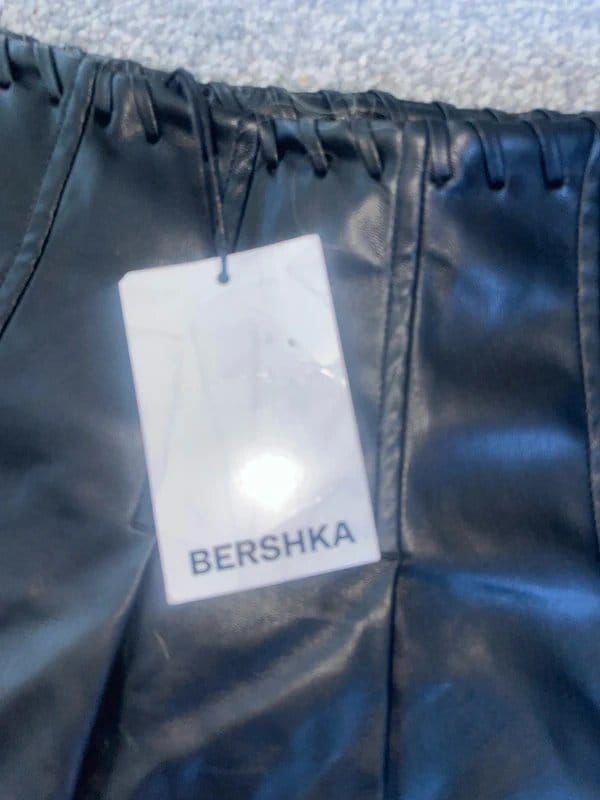 Bershka Leather pleated skirt - 1