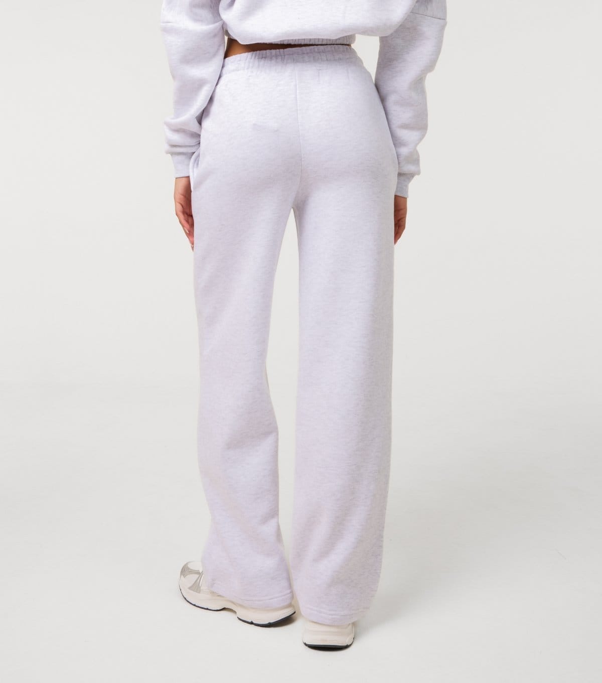 Pink Vanilla Women's Light Grey Drawstring Straight Leg Joggers Pink Vanilla New Look - 4