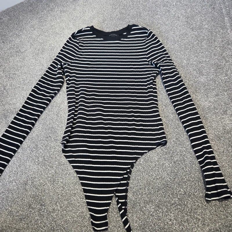 New Look Striped long sleeved bodysuit