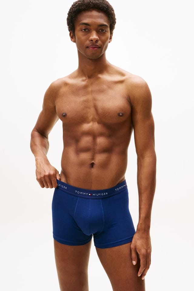 Tommy Hilfiger Tommy Hilfiger Men's Signature 3P Trunk DTM Blue/Navy/Black - 2