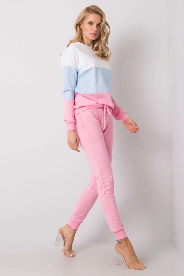 Love Lace Love Lace Women's Sweatshirt & Pants Set Style 175122 in Pink - 2
