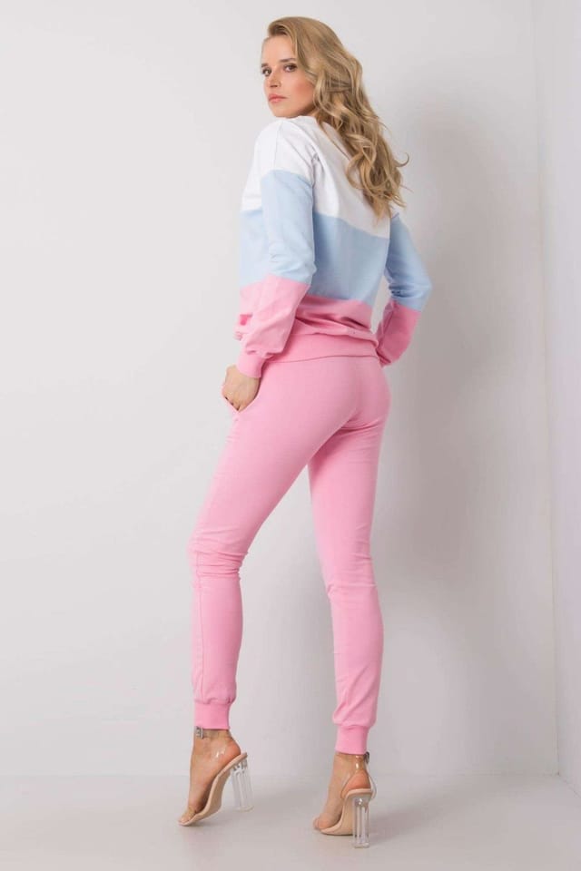 Love Lace Love Lace Women's Sweatshirt & Pants Set Style 175122 in Pink - 3