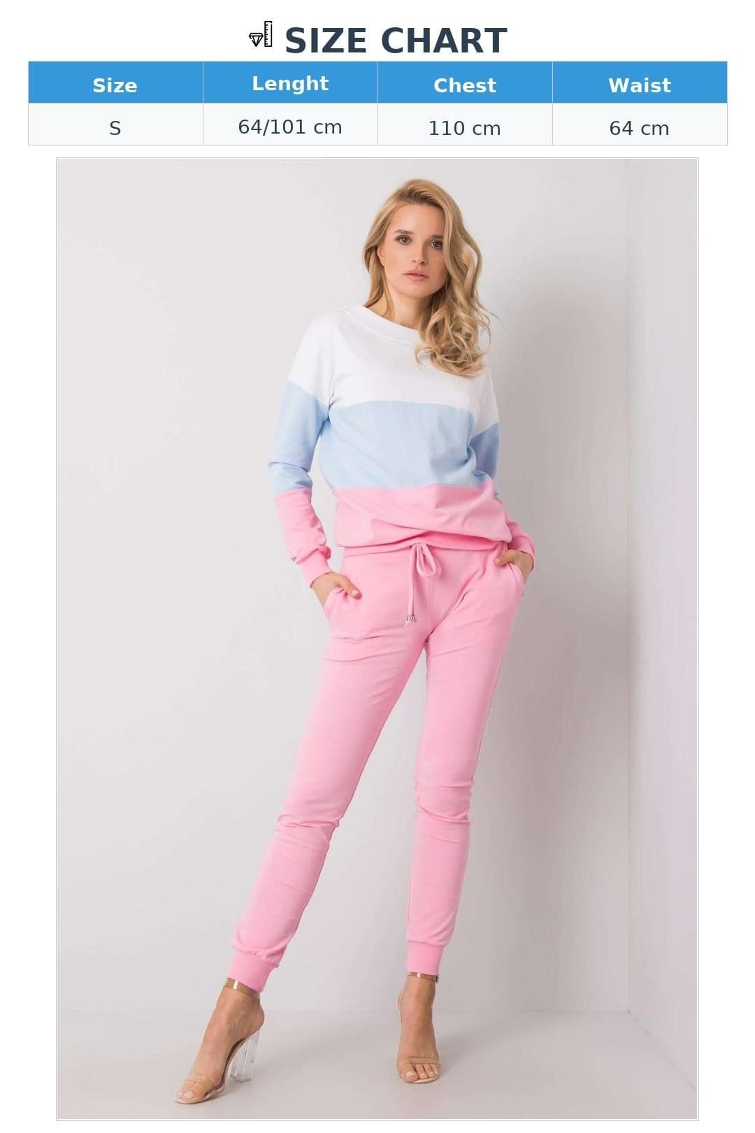 Love Lace Love Lace Women's Sweatshirt & Pants Set Style 175122 in Pink - 4